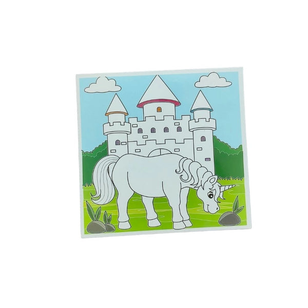 Fun With Color Coloring Board-Unicorn |   Cardboard  |   Educational Toys| 3+ Years